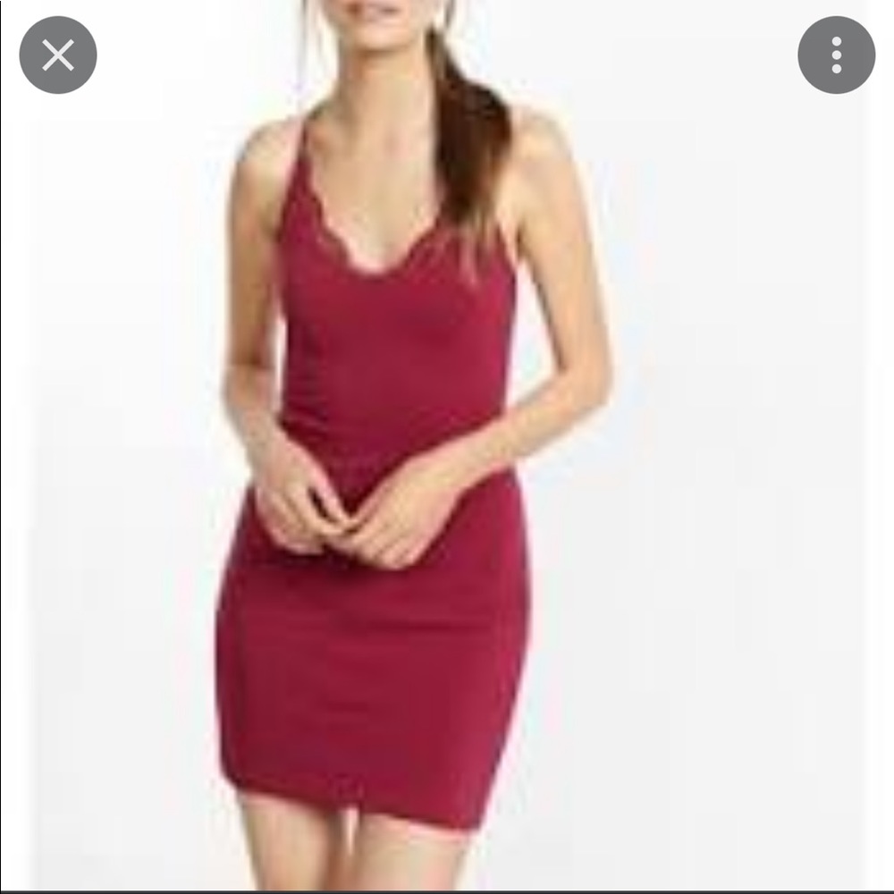 BLACK Express Lace Racer Back Dress - Picture 6 of 6